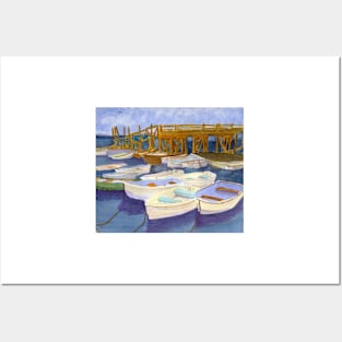 Kittery Point Maine Boatyard Posters and Art